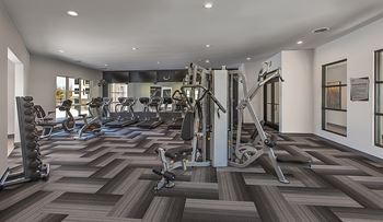 Fully equipped fitness center